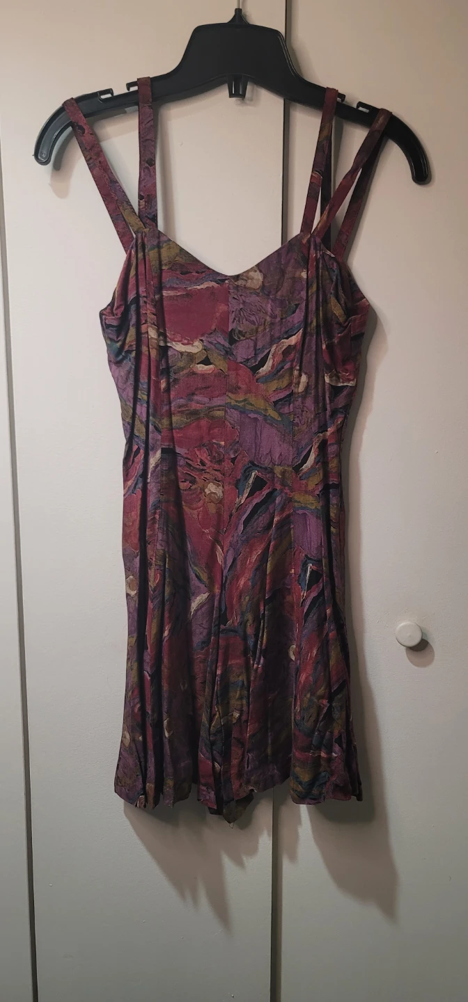 Vintage Abstract Print Romper - photo 3