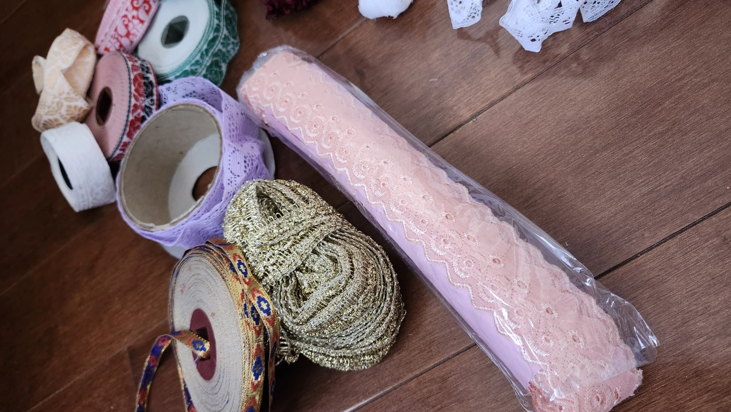 Assorted Lace and Ribbon Craft Supplies - photo 4