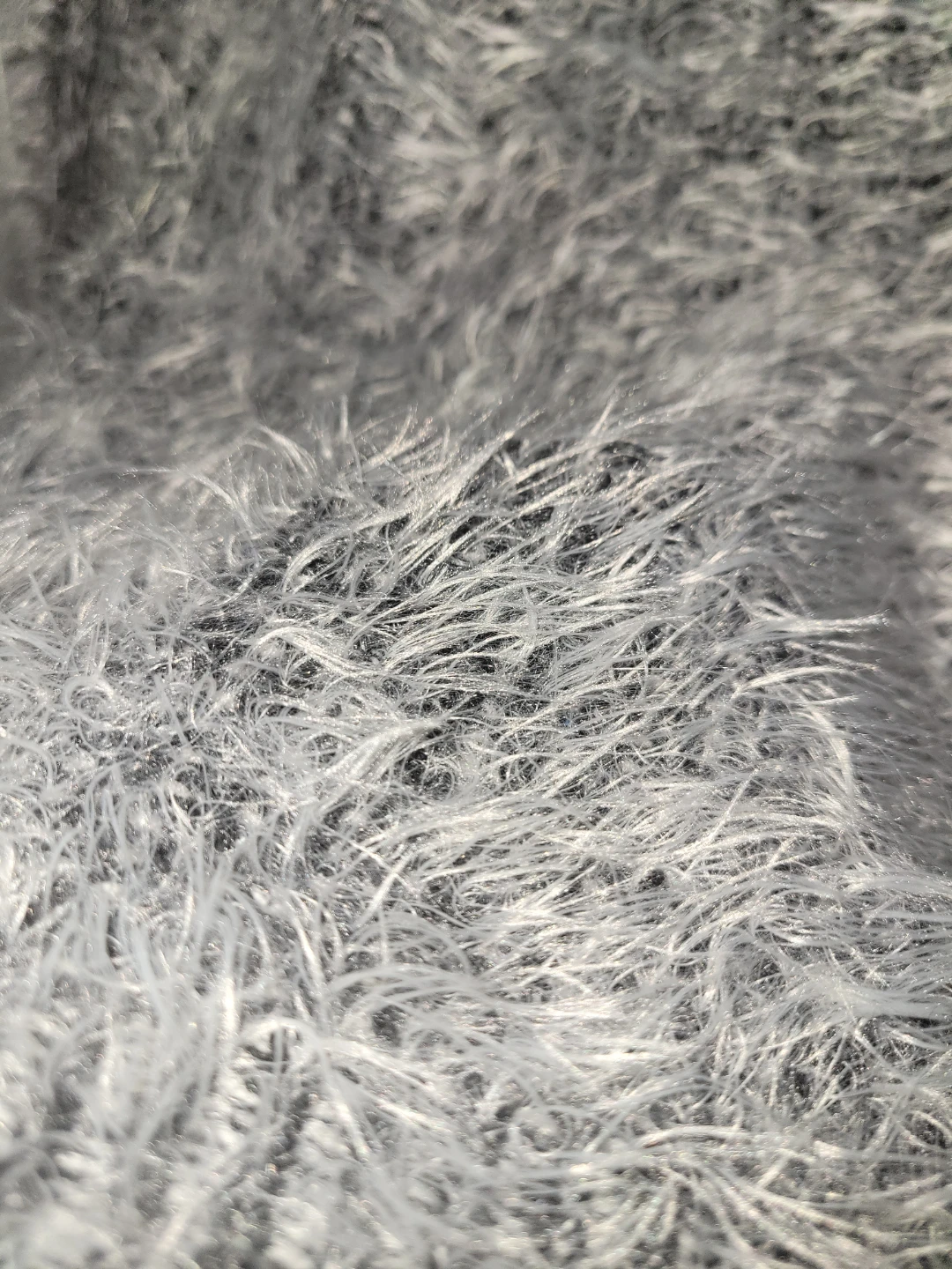 Grey Fuzzy Sweater - photo 3