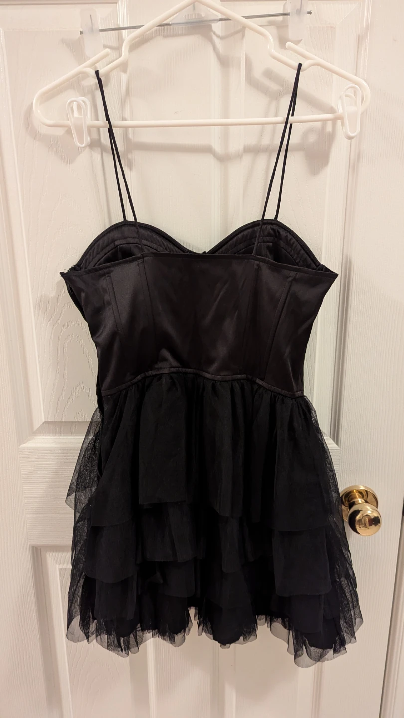Black tulle corset dress - photo 2