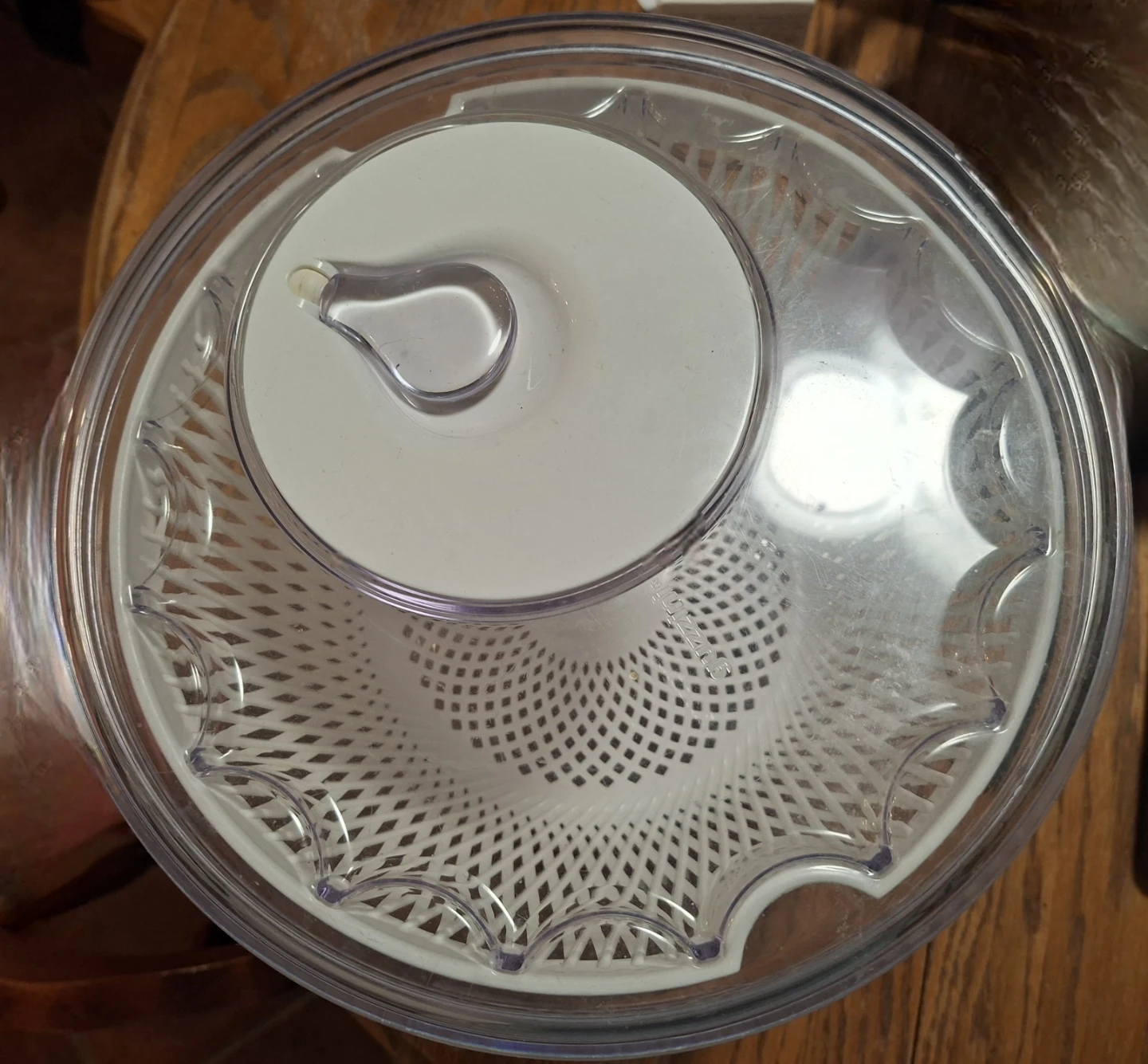 🥕Guzzini Latina 8-1/2-Inch D Salad Spinner, Clear