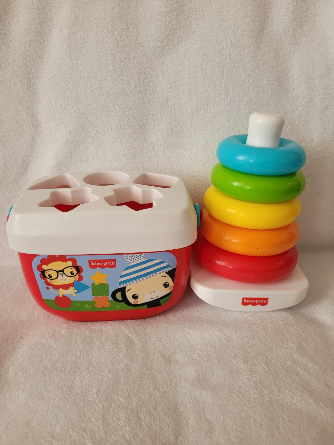 Fisher-Price Baby Stacker and Shape Sorter Toy Set - photo 2