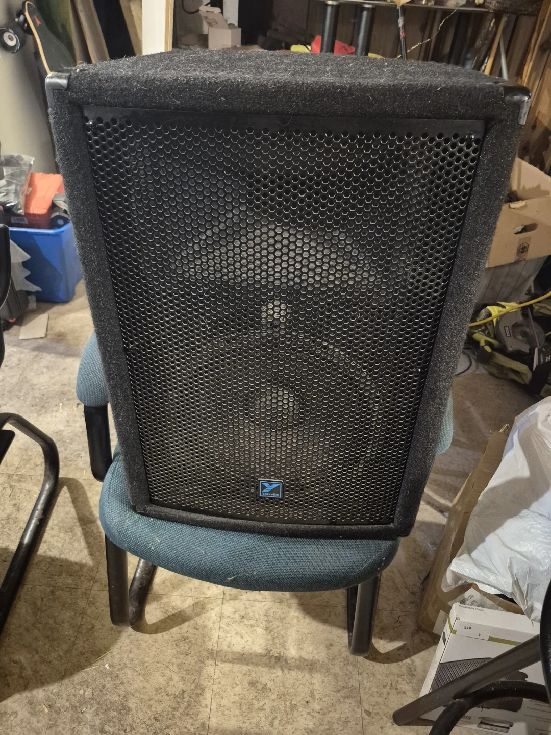 Yorkville YX12 Speaker and Speaker Stands