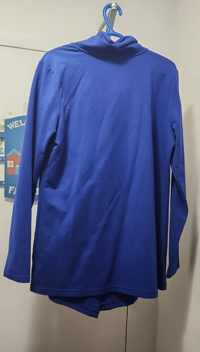 Jordan Blue Long Sleeve Asymmetrical Top - photo 3