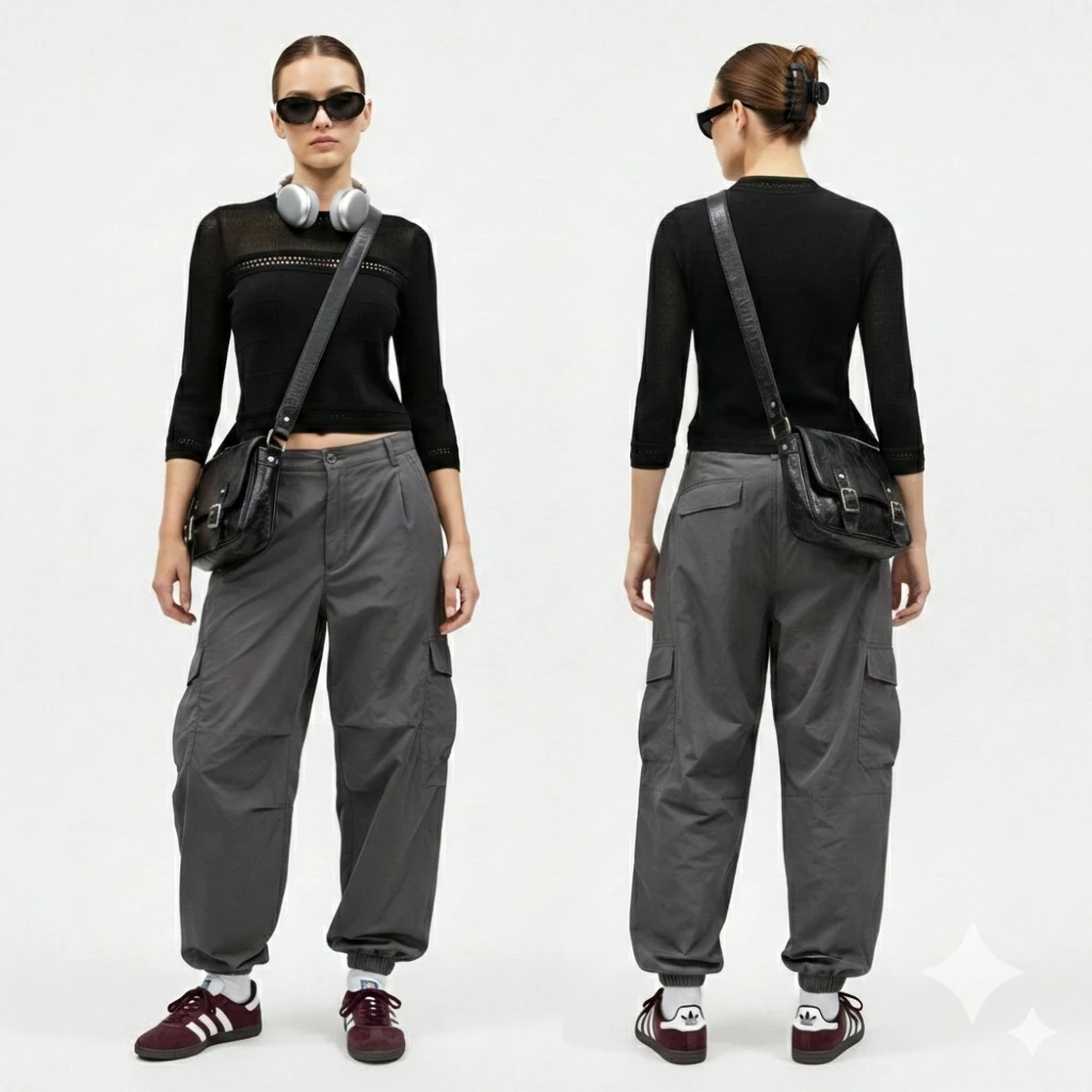 Alexis Black Mesh Panel Bandage Cropped Knit Top Size S - photo 2