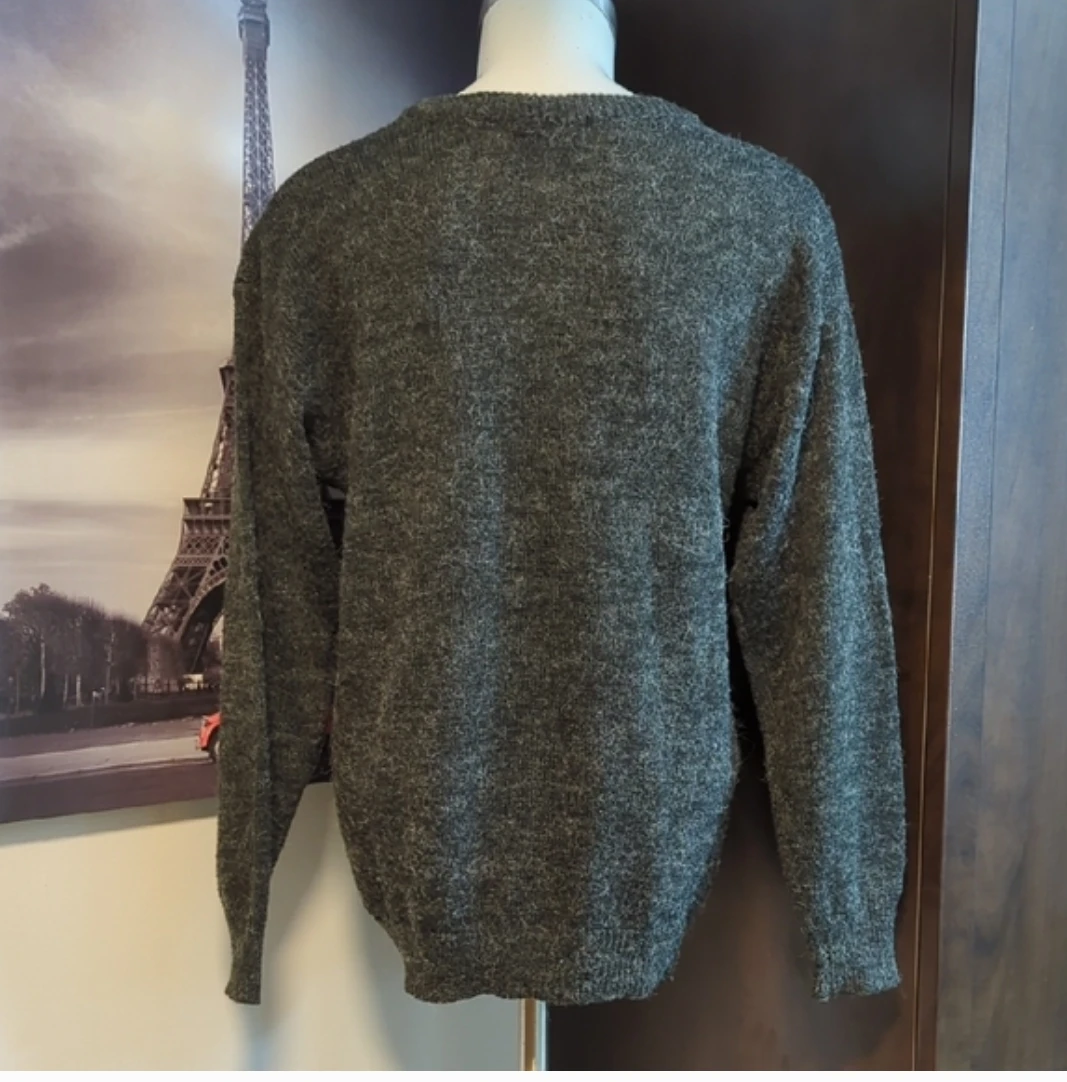 Avocado Grey & Pink Geometric Pattern Sweater G/L - photo 3
