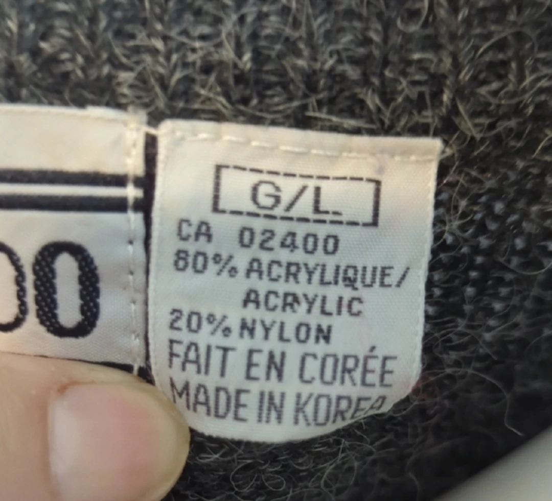 Avocado Grey & Pink Geometric Pattern Sweater G/L - photo 5