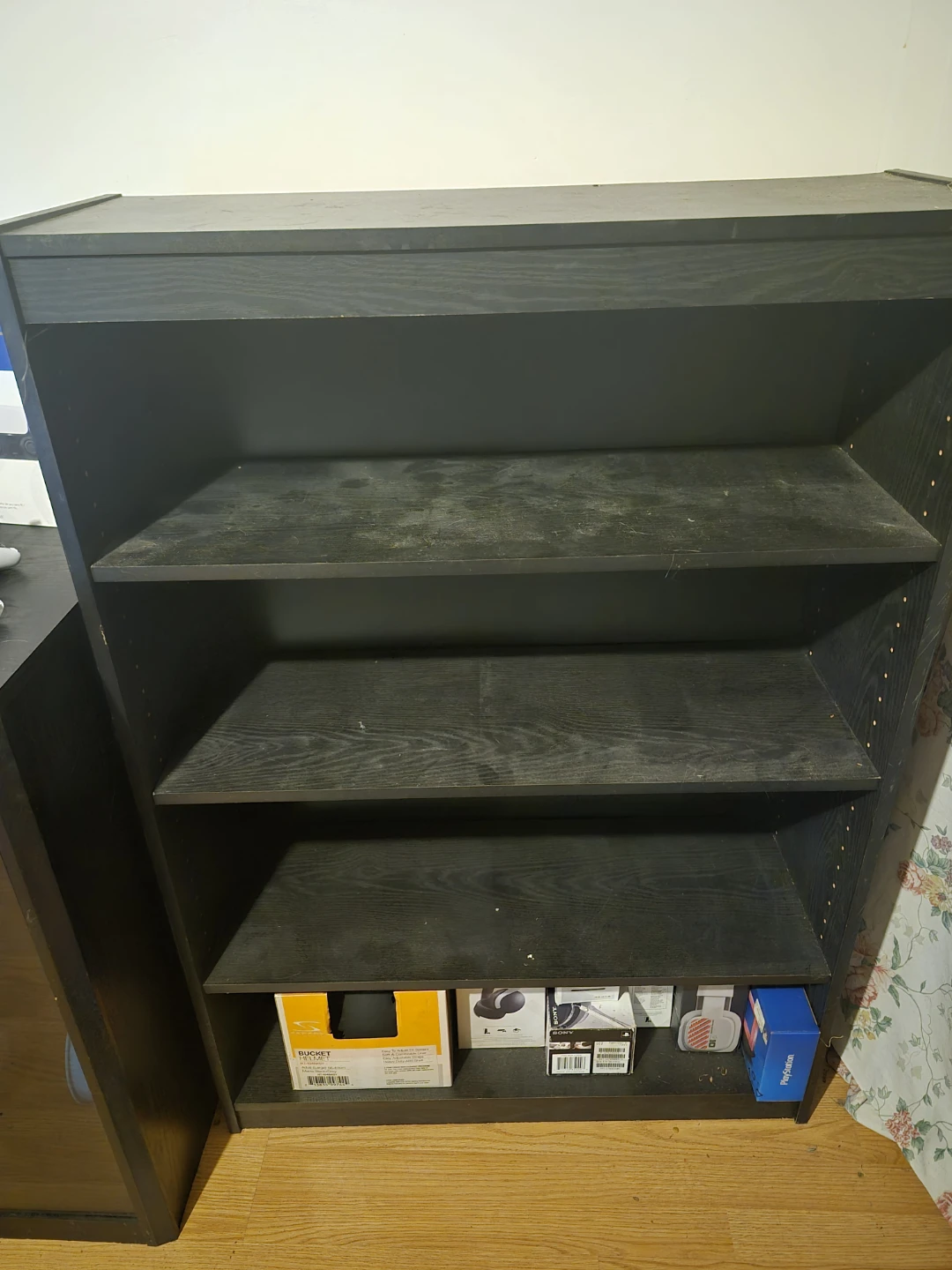 Black Wooden Bookshelf