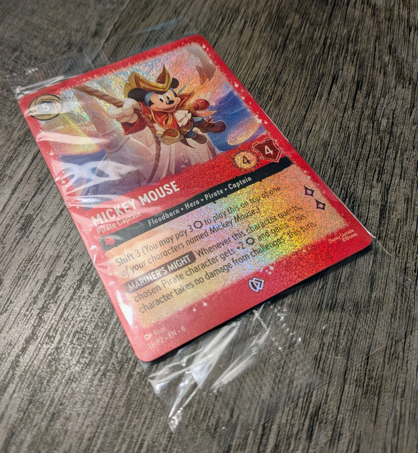Disney Lorcana TCG Mickey Mouse Pirate Captain - photo 2