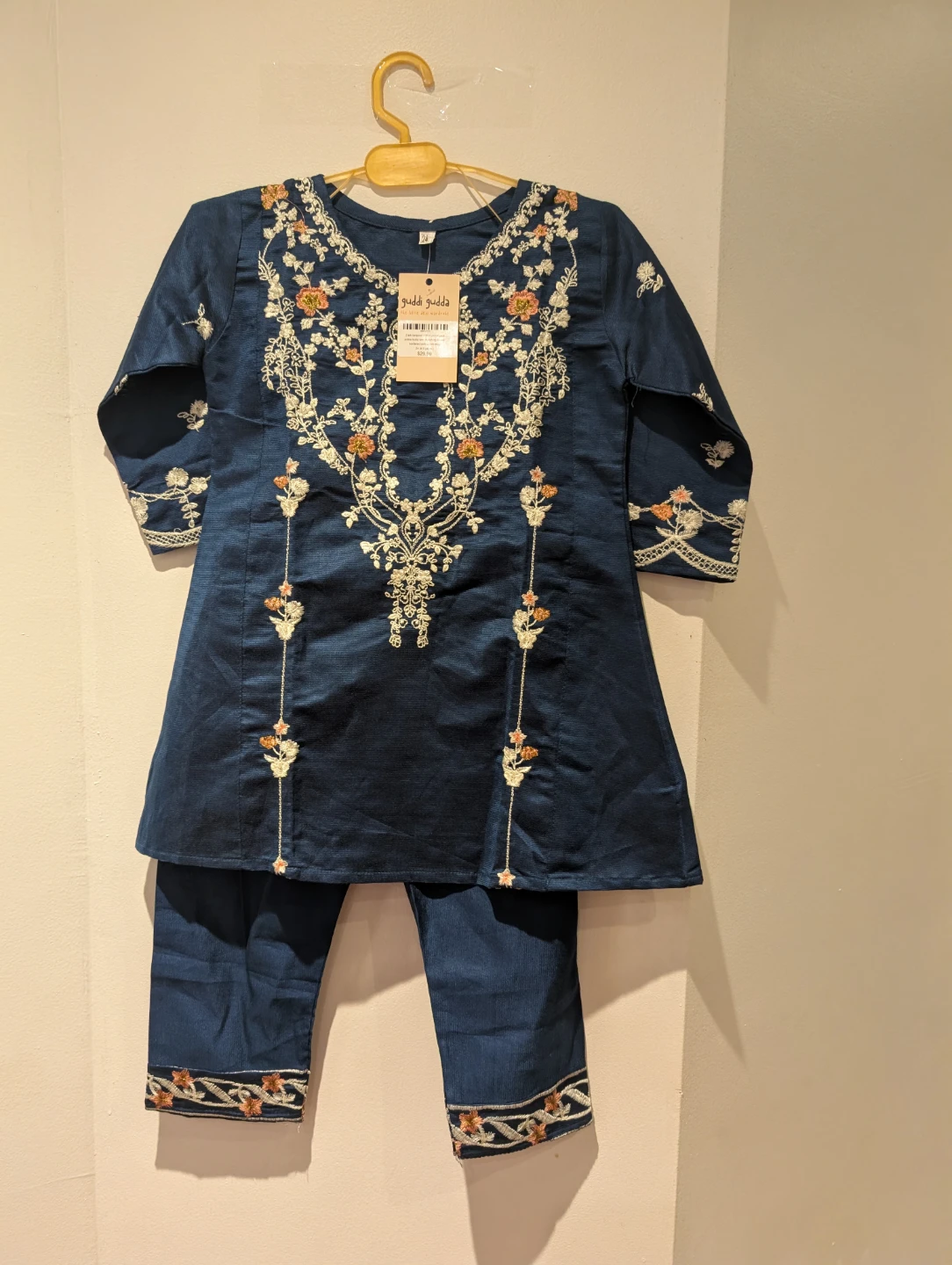 Guddi Guldasta Embroidered Blue 2-Piece Outfit - photo 2