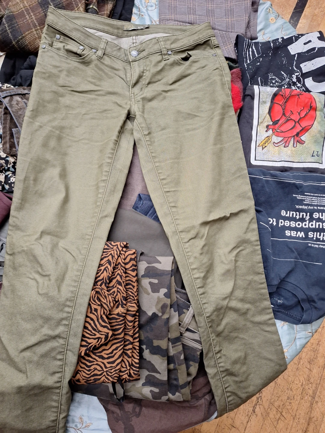 Prana Moss Green Jeans