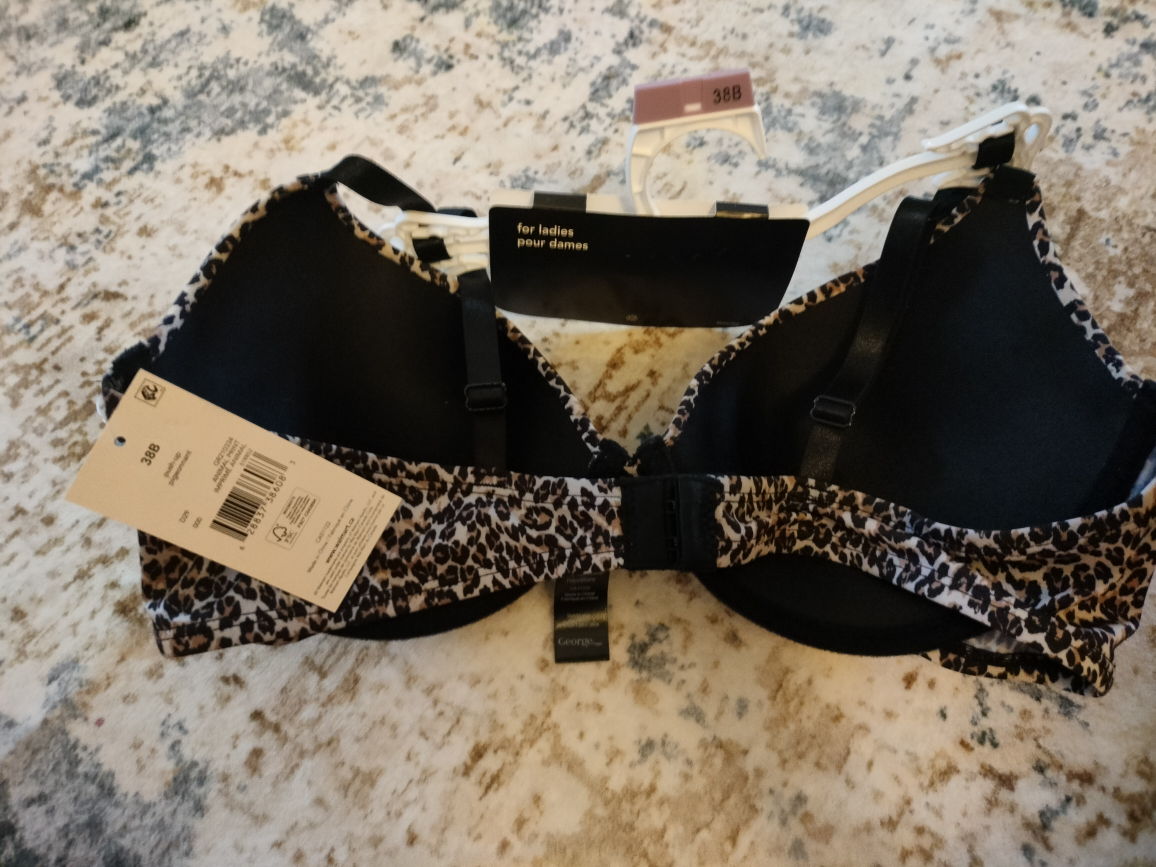 George Push-Up Pigeonant Bra - 38B - Leopard Print - photo 2