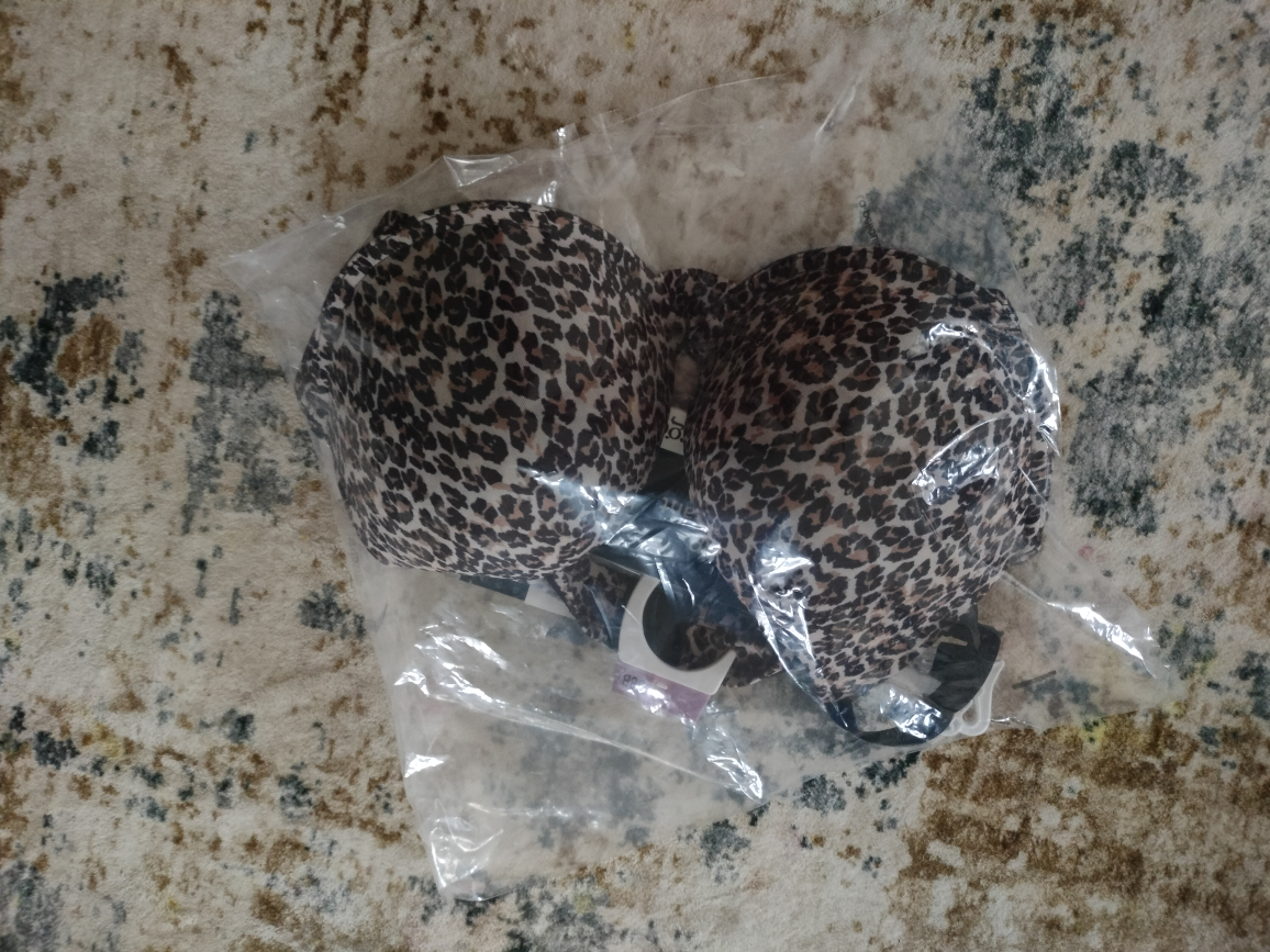 George Push-Up Pigeonant Bra - 38B - Leopard Print - photo 3
