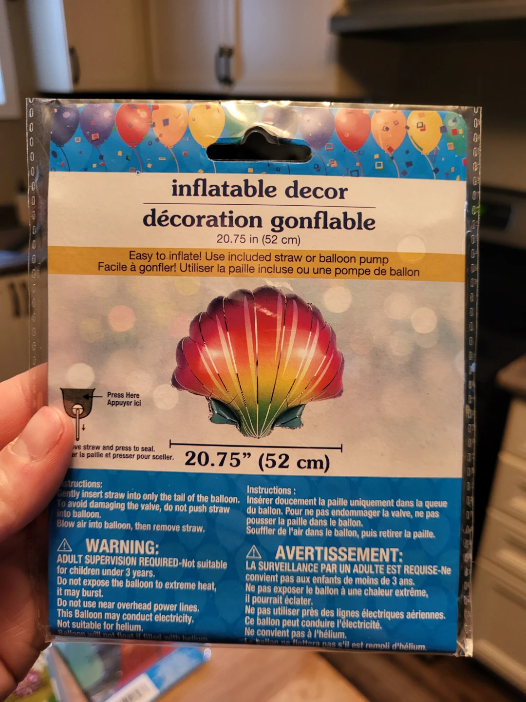 Inflatable Decor Balloons - Unicorn & Seashell - photo 3