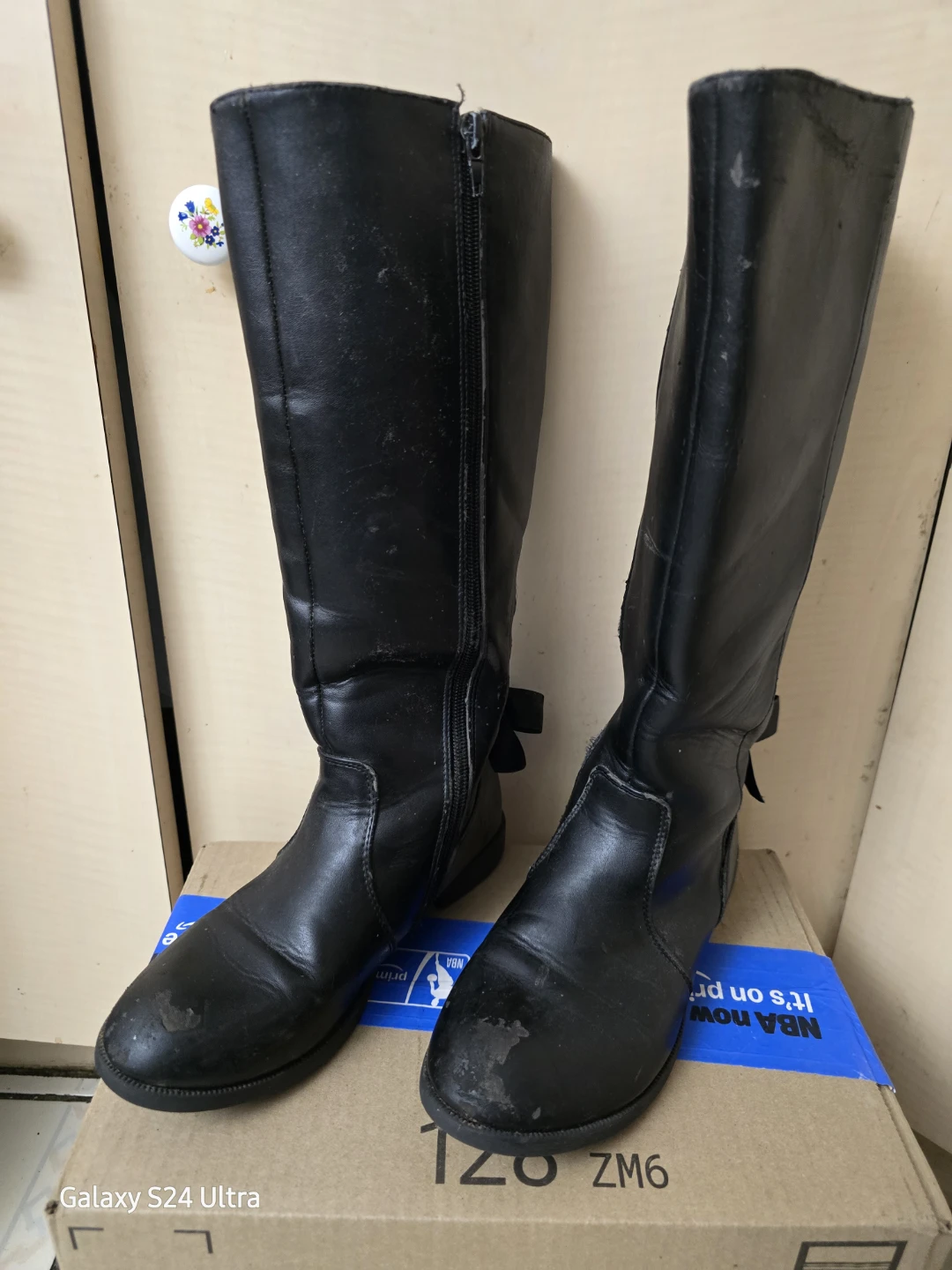 ❤️ Cynthia Rowley Women's Boots Size 3 Black Faux Leather
