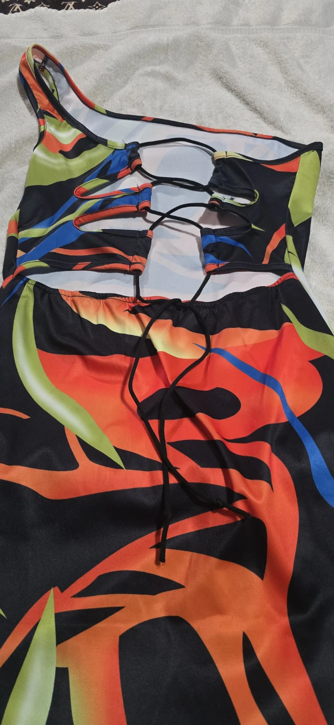 One Shoulder Cut-Out Dress - photo 5