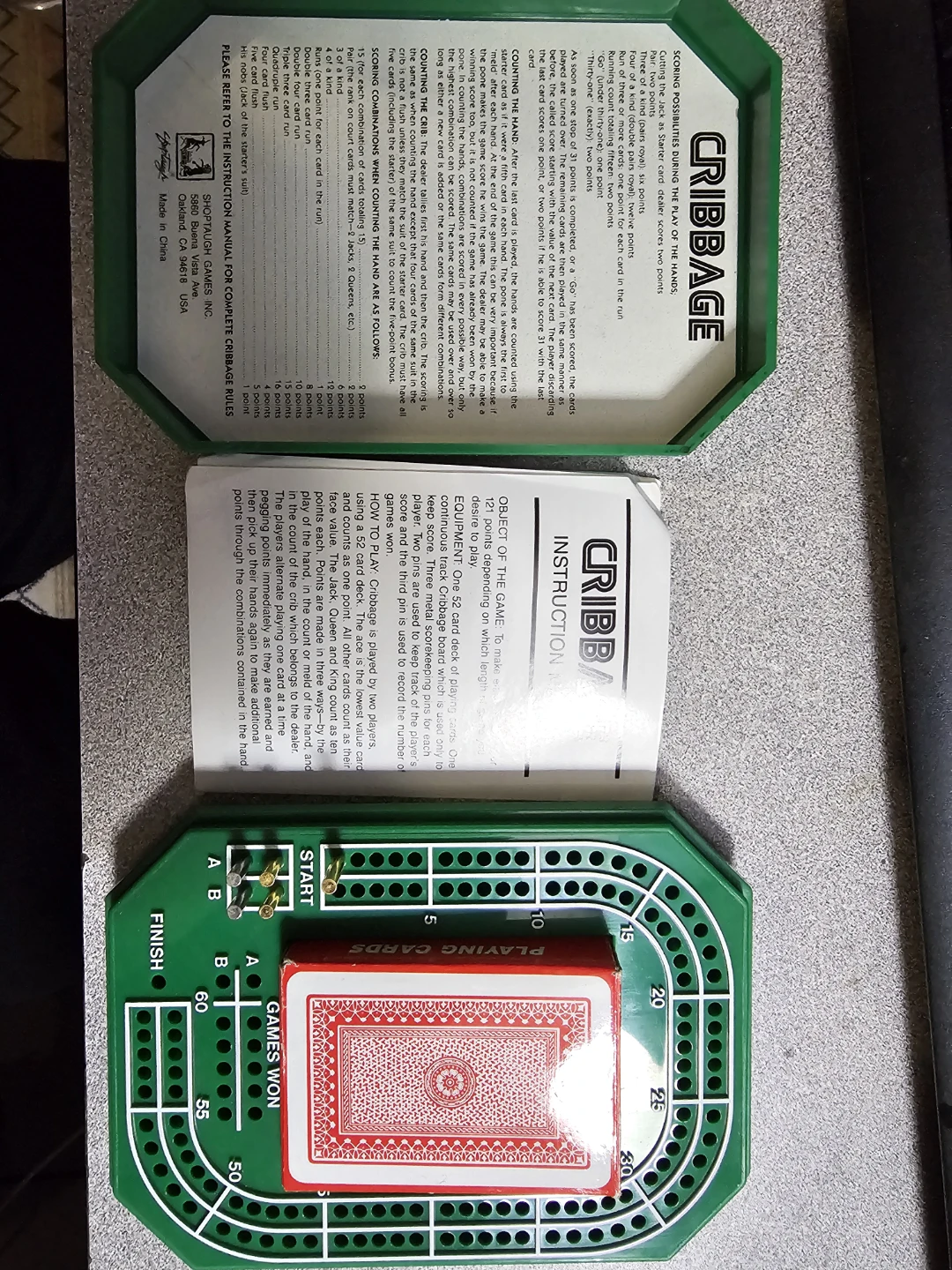 Springbok Cribbage Travel Game