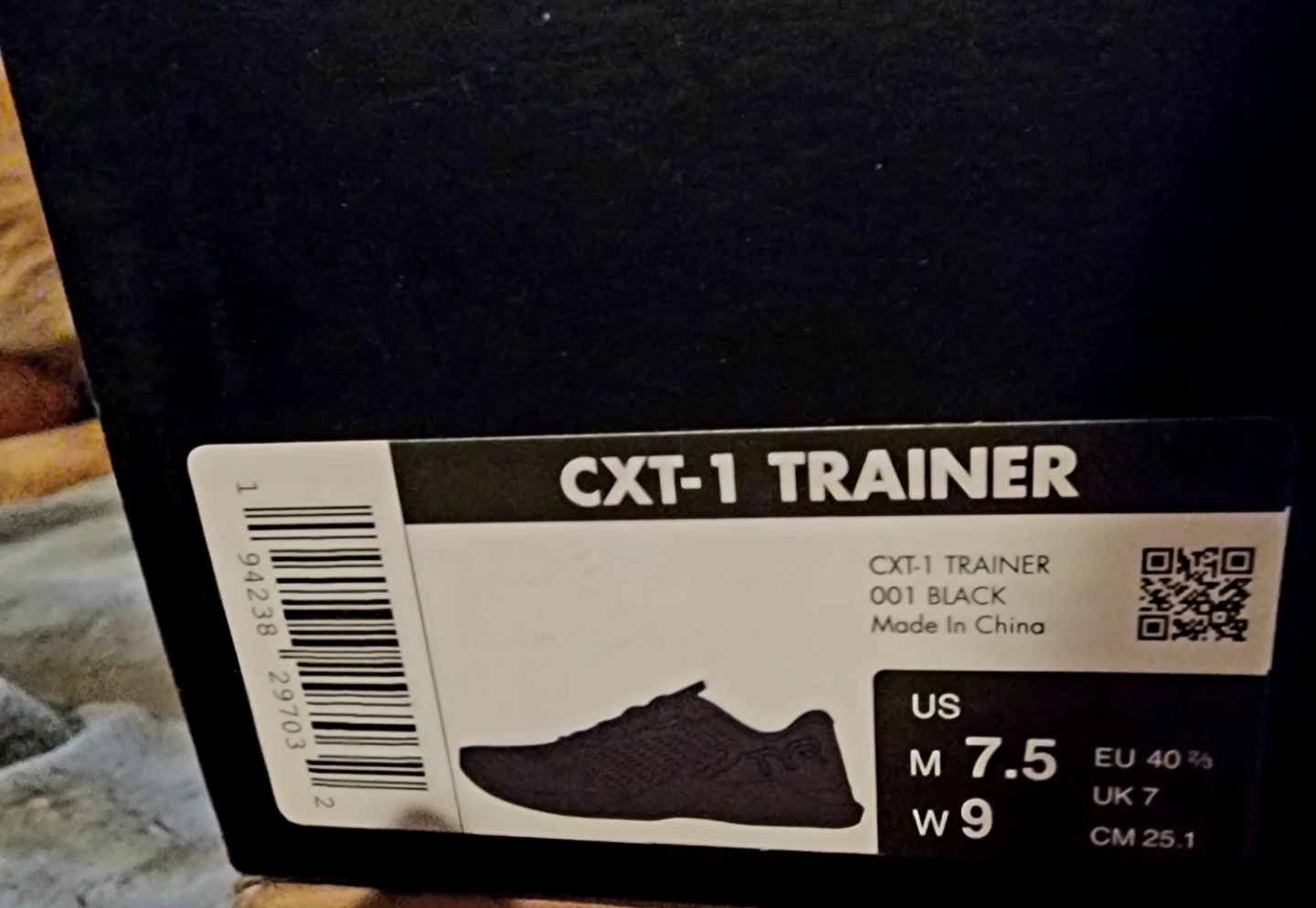TYR CXT-1 Trainer Black Men's US 7.5 / W 9 Shoes