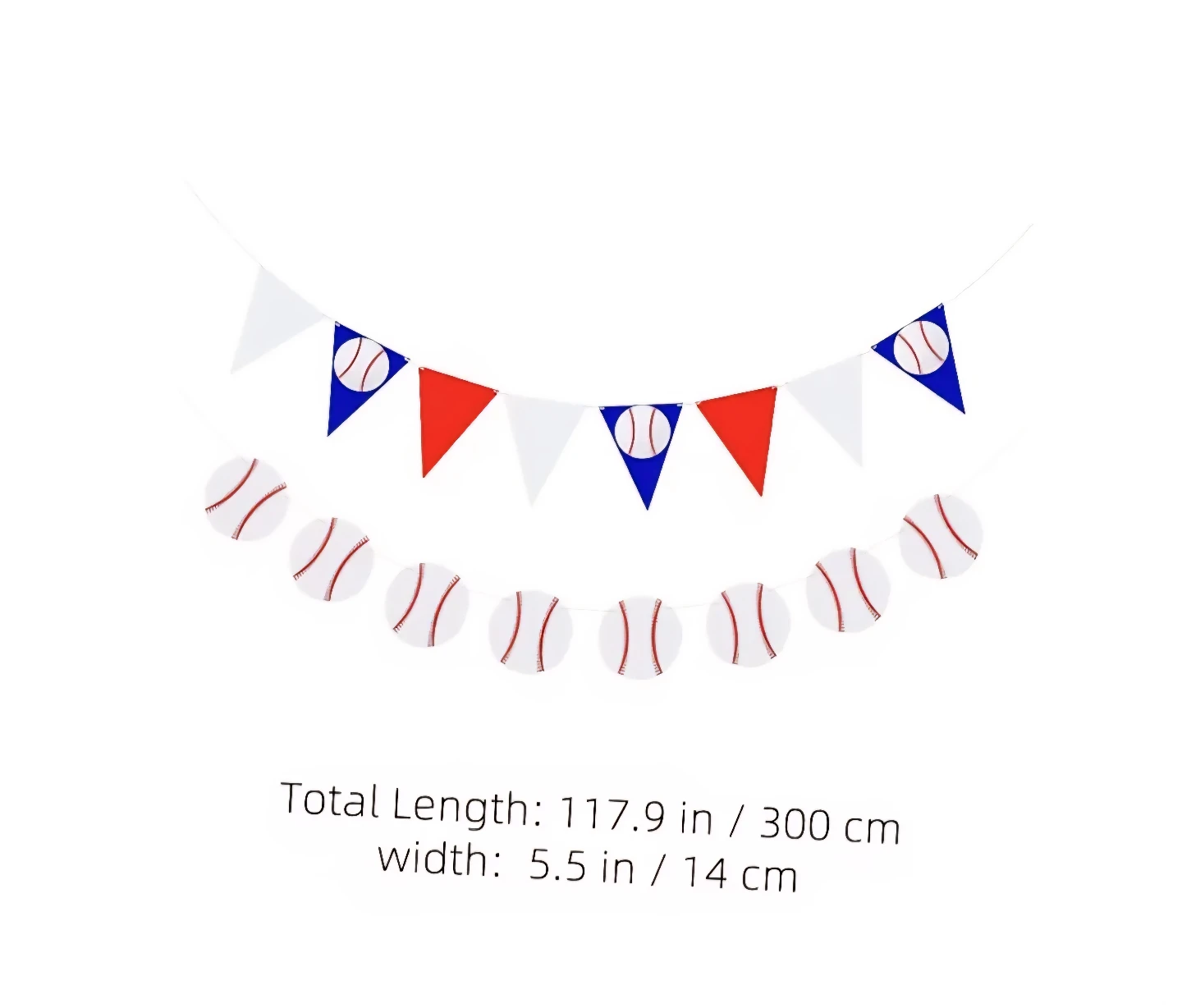 Baseball Theme Party Supplies Banner & Plates - photo 4
