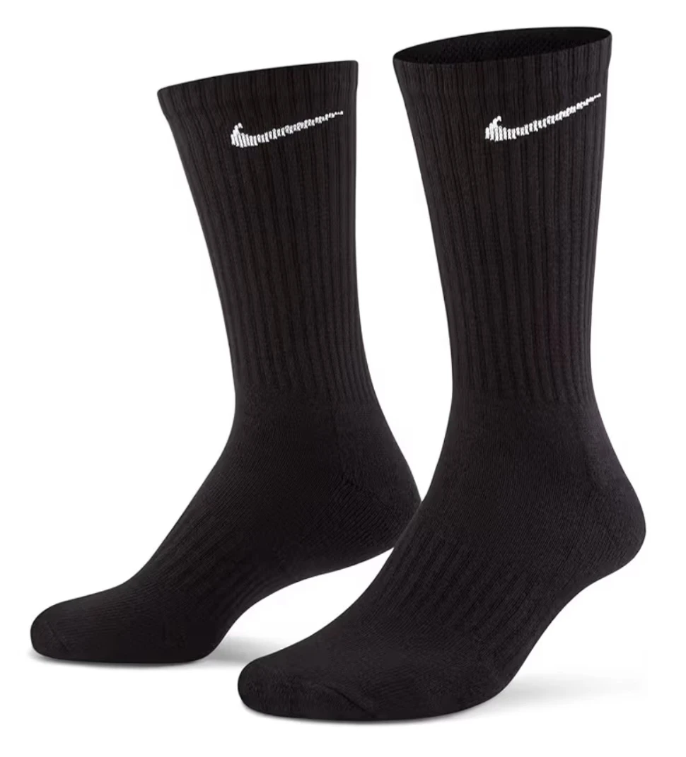 Nike Crew and Ankle Socks - Black and White - photo 2
