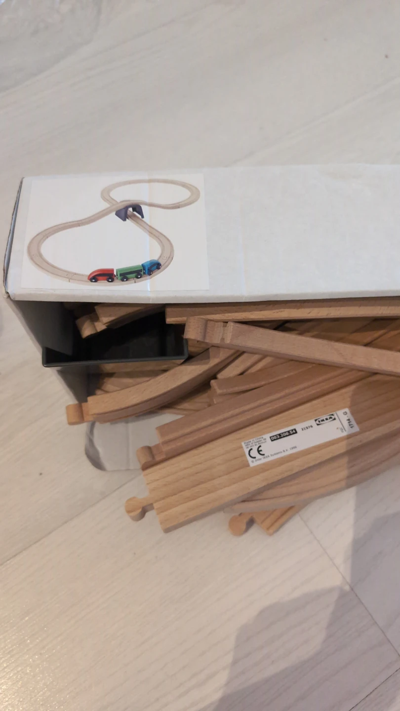 IKEA LILLABO Wooden Train Track Set - photo 2