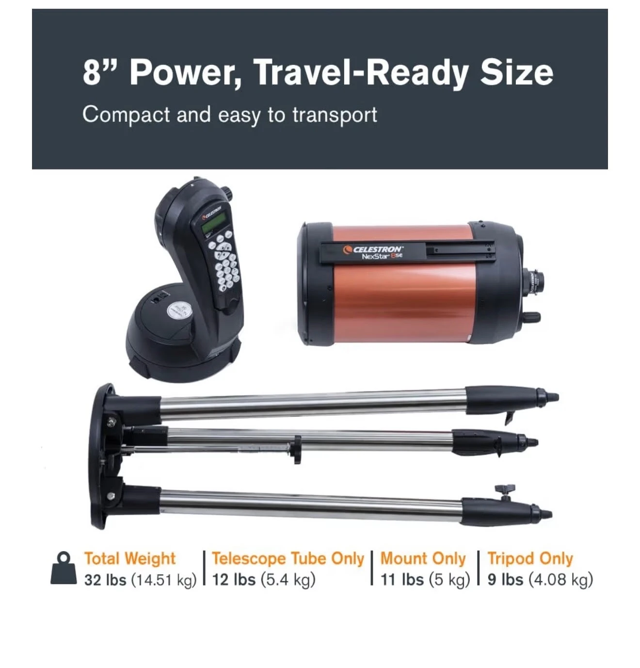 Celestron NexStar 8SE Computerized Telescope - photo 2