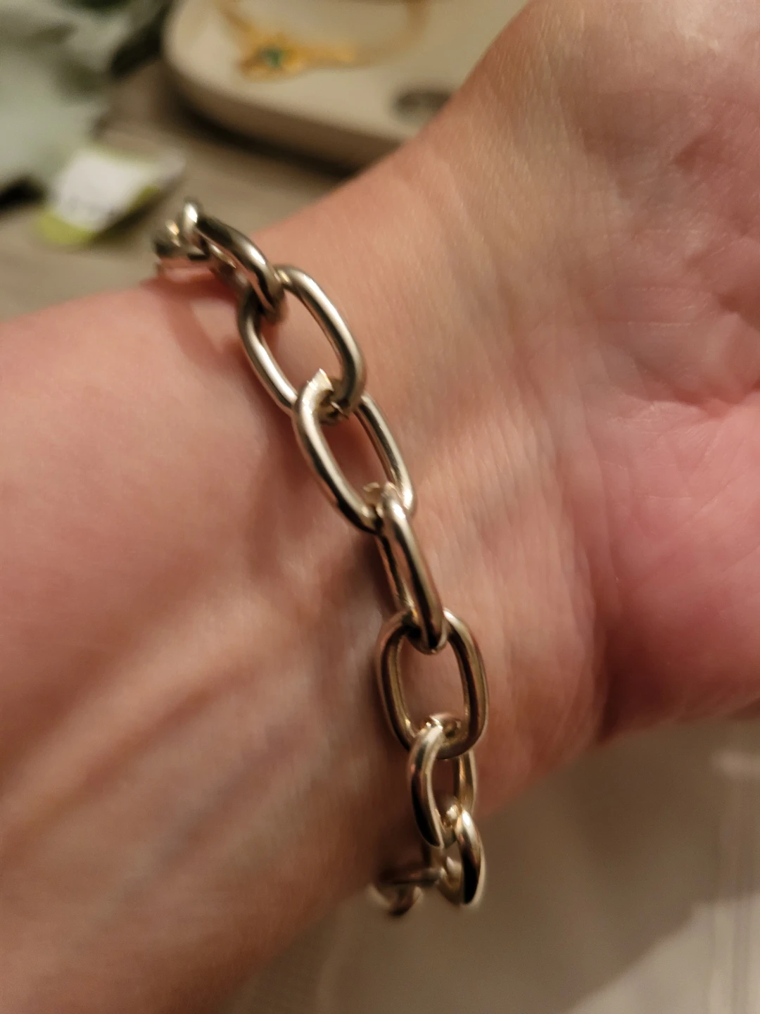 Silver-Tone Heart Charm Bracelet - photo 2