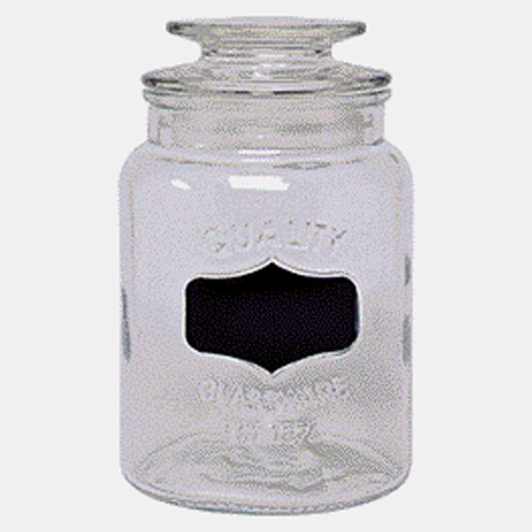 5 Glass Jars with Chalkboard Labels - photo 3