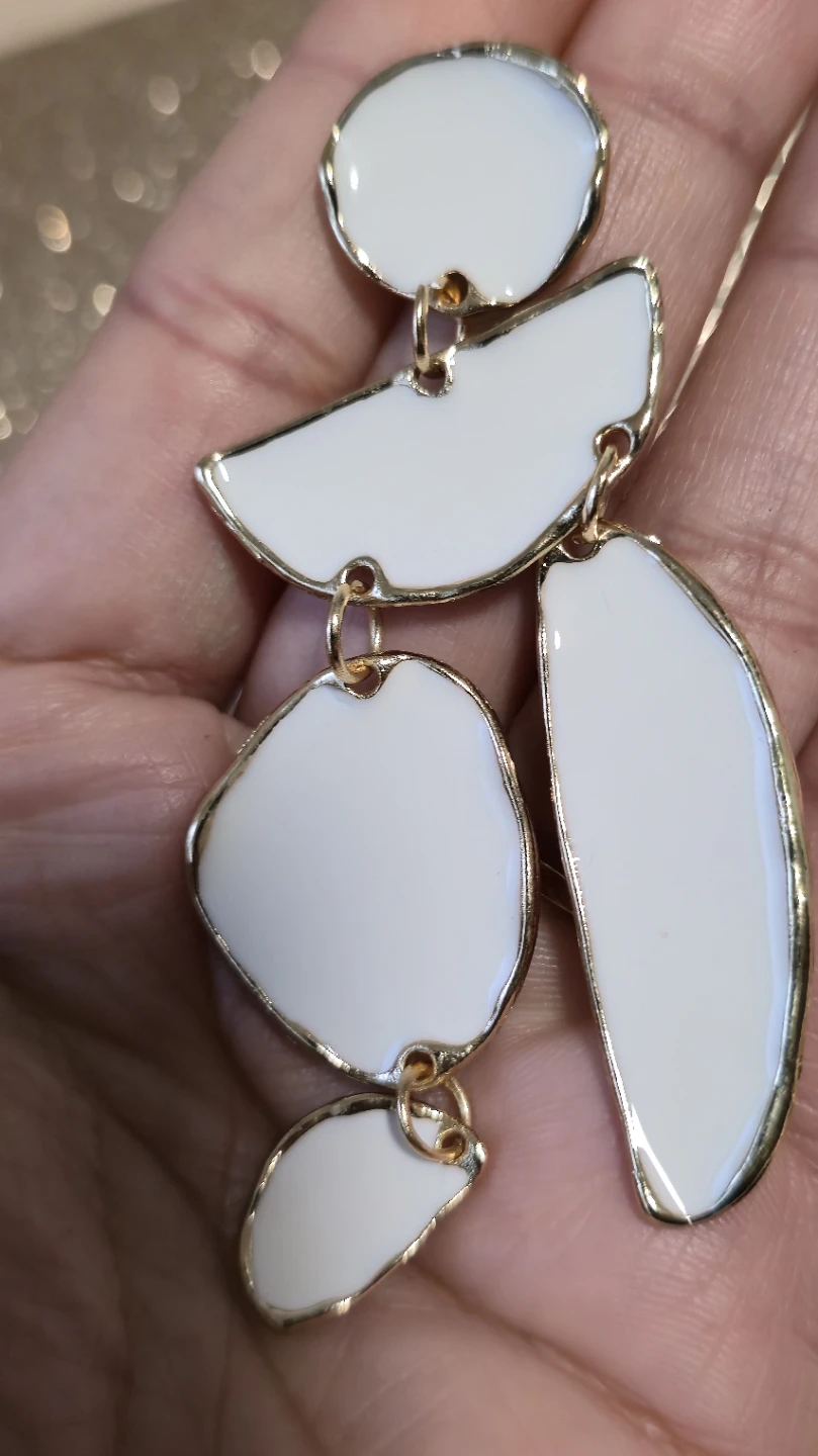 Geometric Dangle Earrings - photo 4