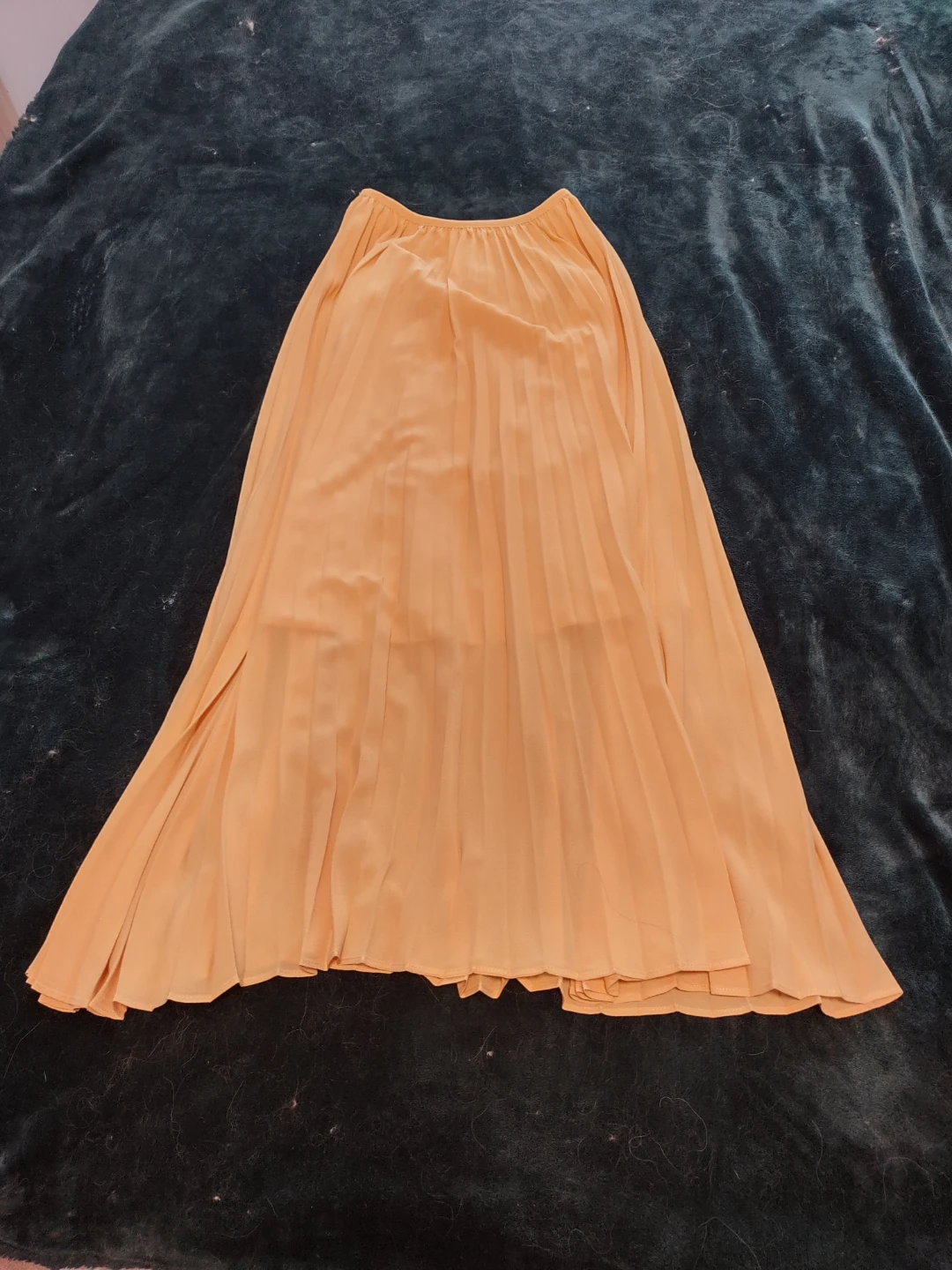 Oak + Fort Pleated Maxi Skirt XS