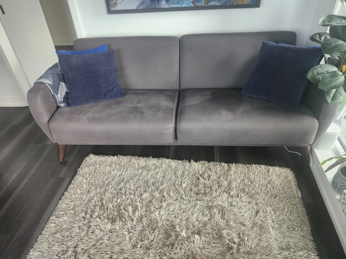 Grey sofa