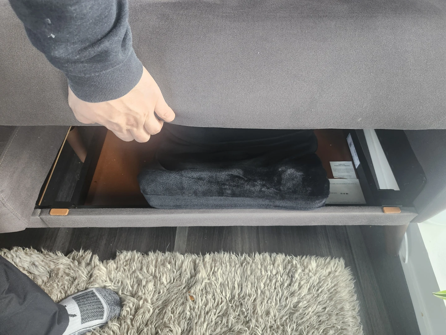 Grey sofa - photo 4