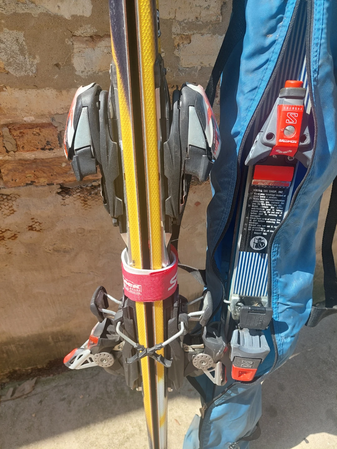 Salomon & Marker skis with bag - photo 3