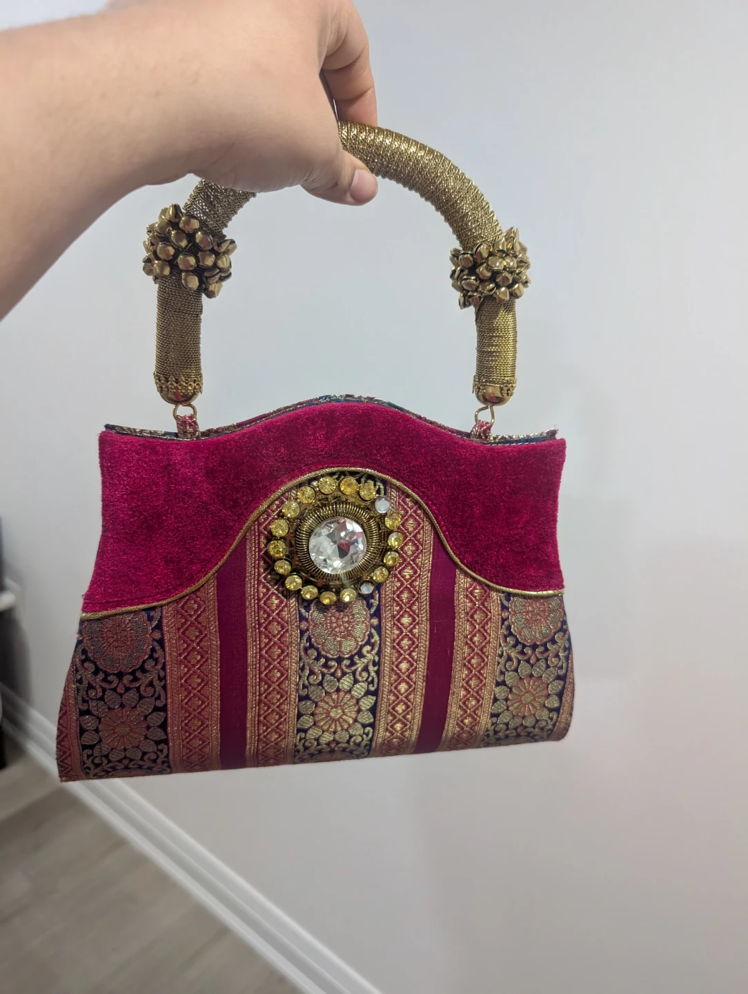 Embellished Clutch Handbag