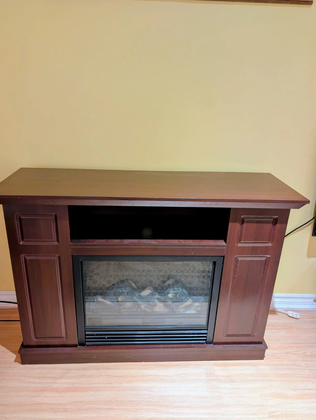 Electric Fireplace Entertainment Stand