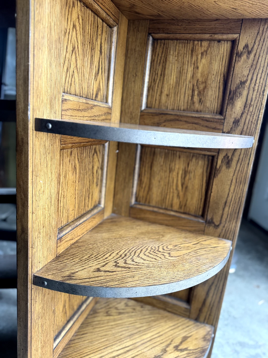 Oak Corner Shelf Unit - photo 3