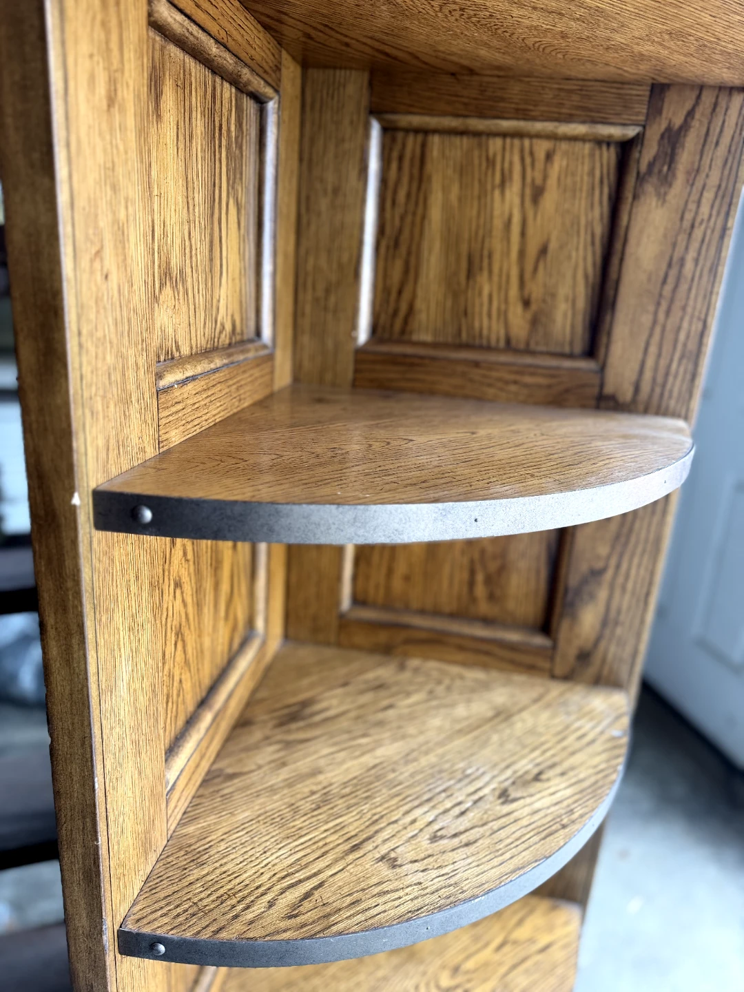 Oak Corner Shelf Unit - photo 4