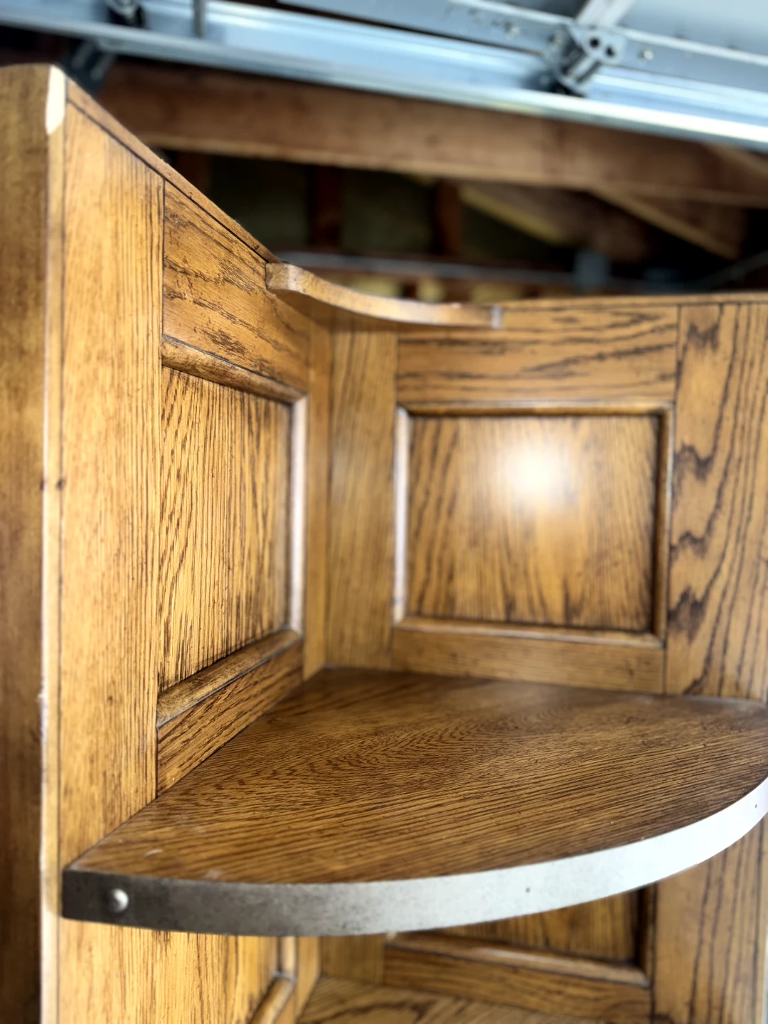 Oak Corner Shelf Unit - photo 5