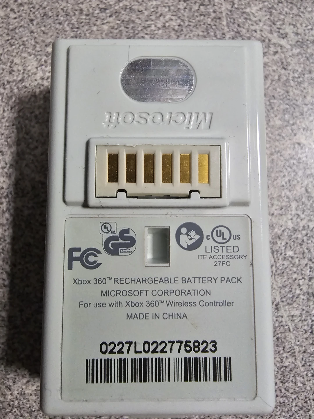 Microsoft Xbox 360 Rechargeable Battery Pack