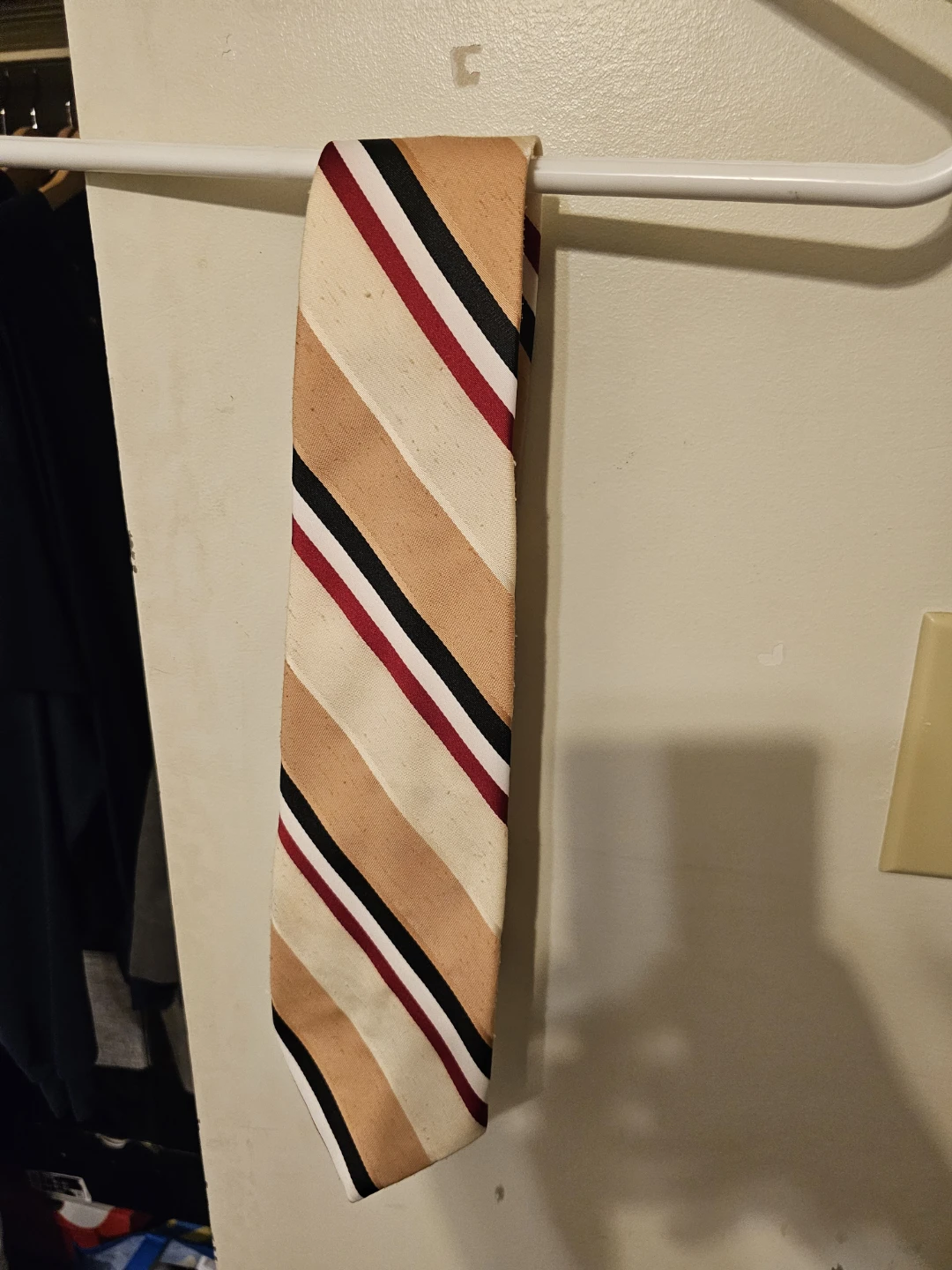 Vintage 1970s men's neck ties, made in paris