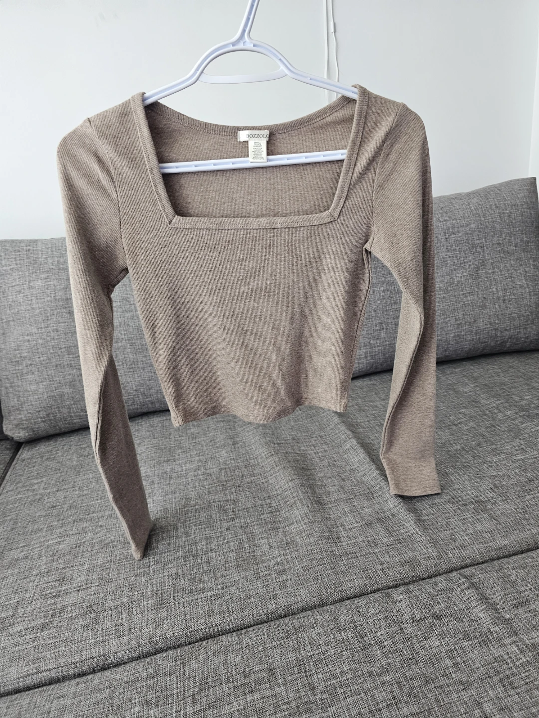 Bozzolo Knit Cropped Long Sleeve Top - photo 3