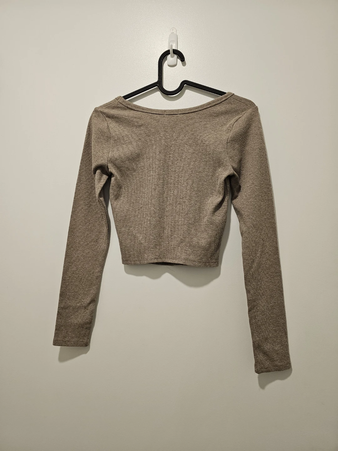 Bozzolo Knit Cropped Long Sleeve Top - photo 2