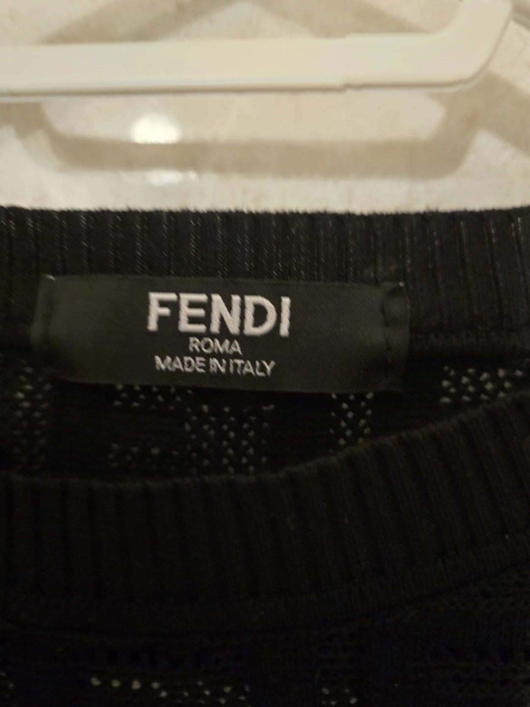 Fendi Black Knit Sweater size L - photo 2