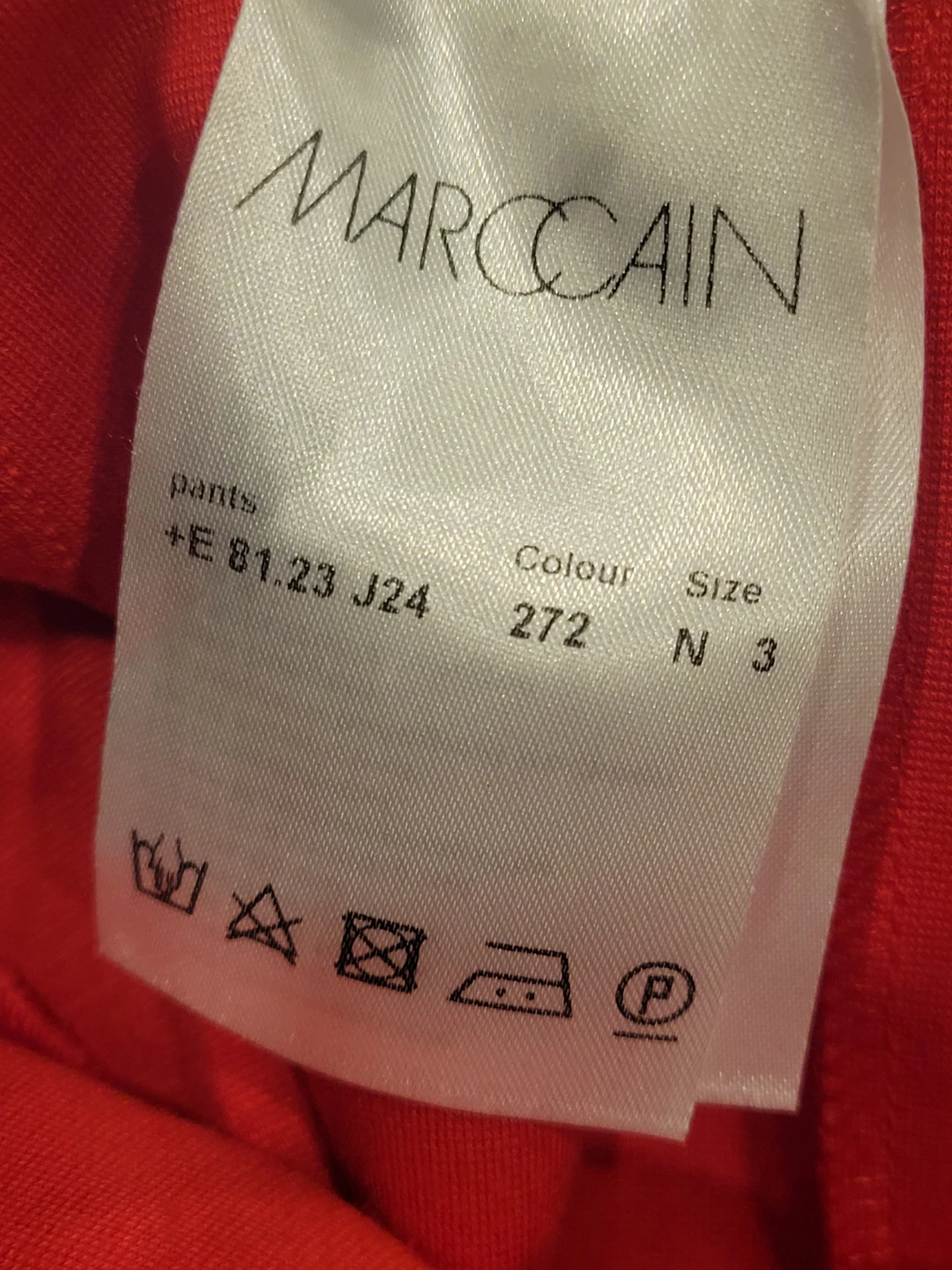 MARC CAIN Red Pants - Size N 3 - photo 4