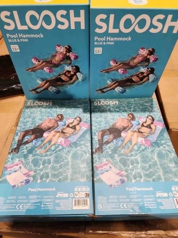 New Sloosh Pool Hammock Float - Blue & Pink - photo 2