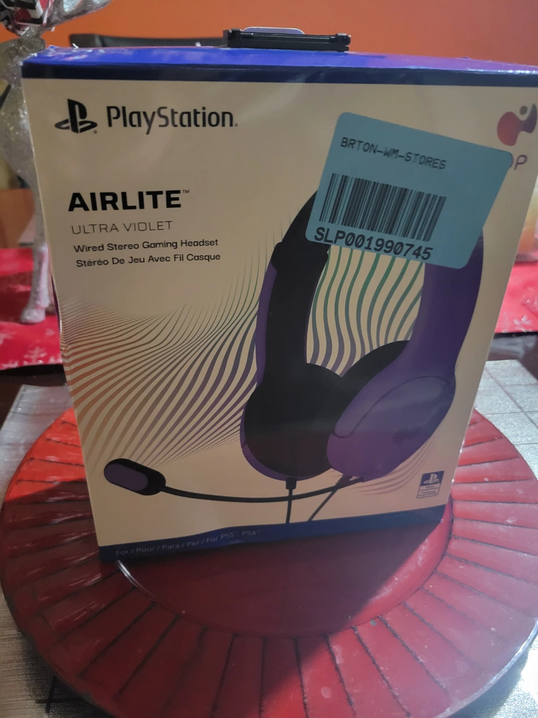 PlayStation AirLite Ultra Violet Wired Stereo Gaming Headset