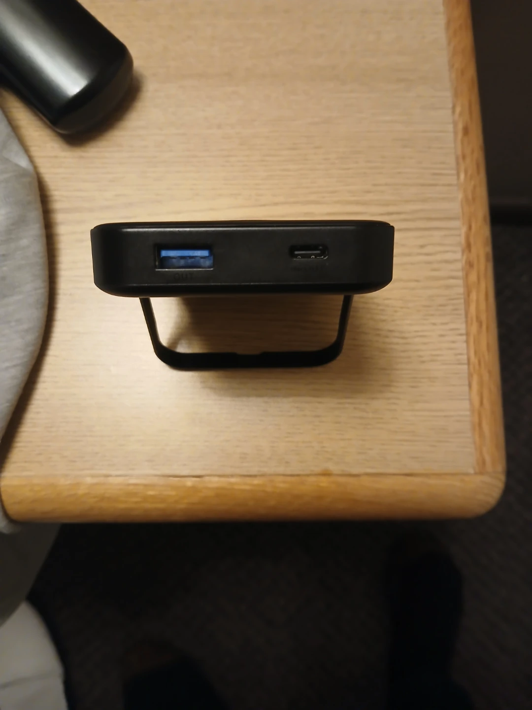 Black Portable Magnetic Wireless Power Bank with Display - photo 3
