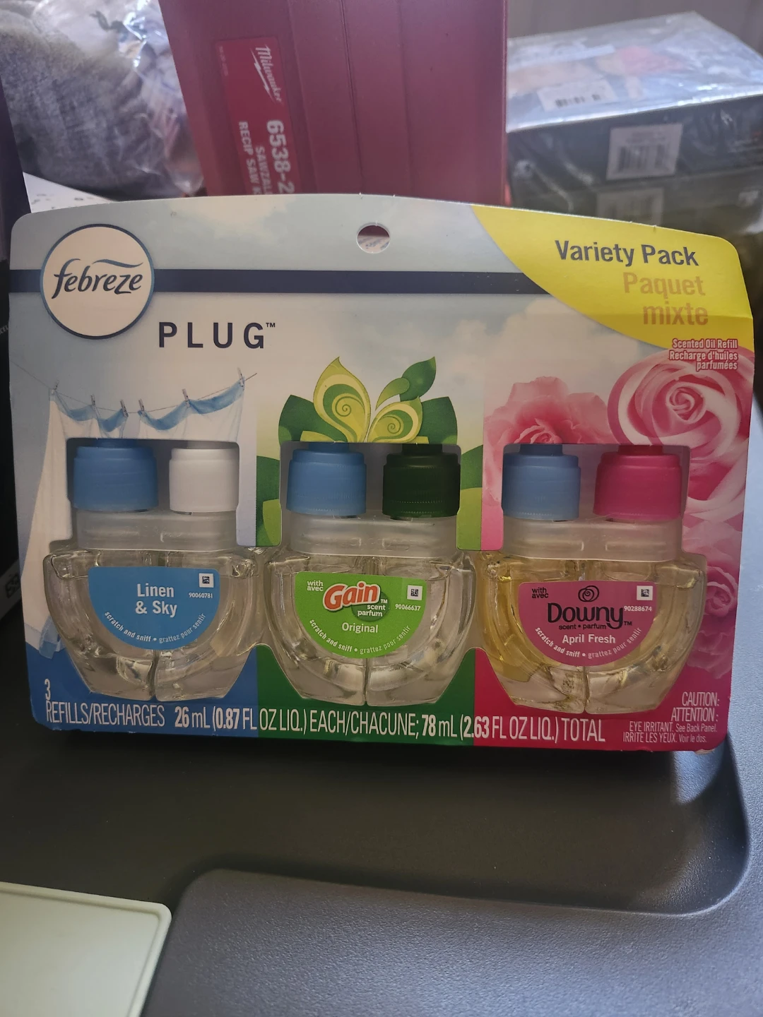 Febreze Plug Scented Oil Refills Variety Pack - 3 Count