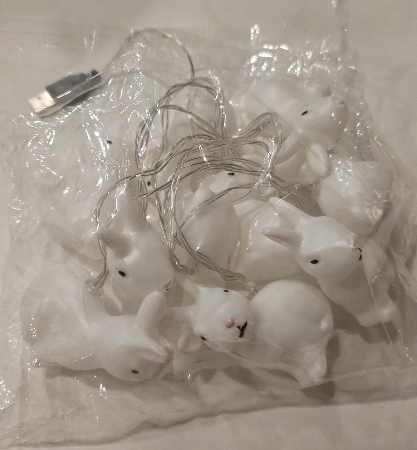 USB Easter Egg and Bunny String Lights - photo 2