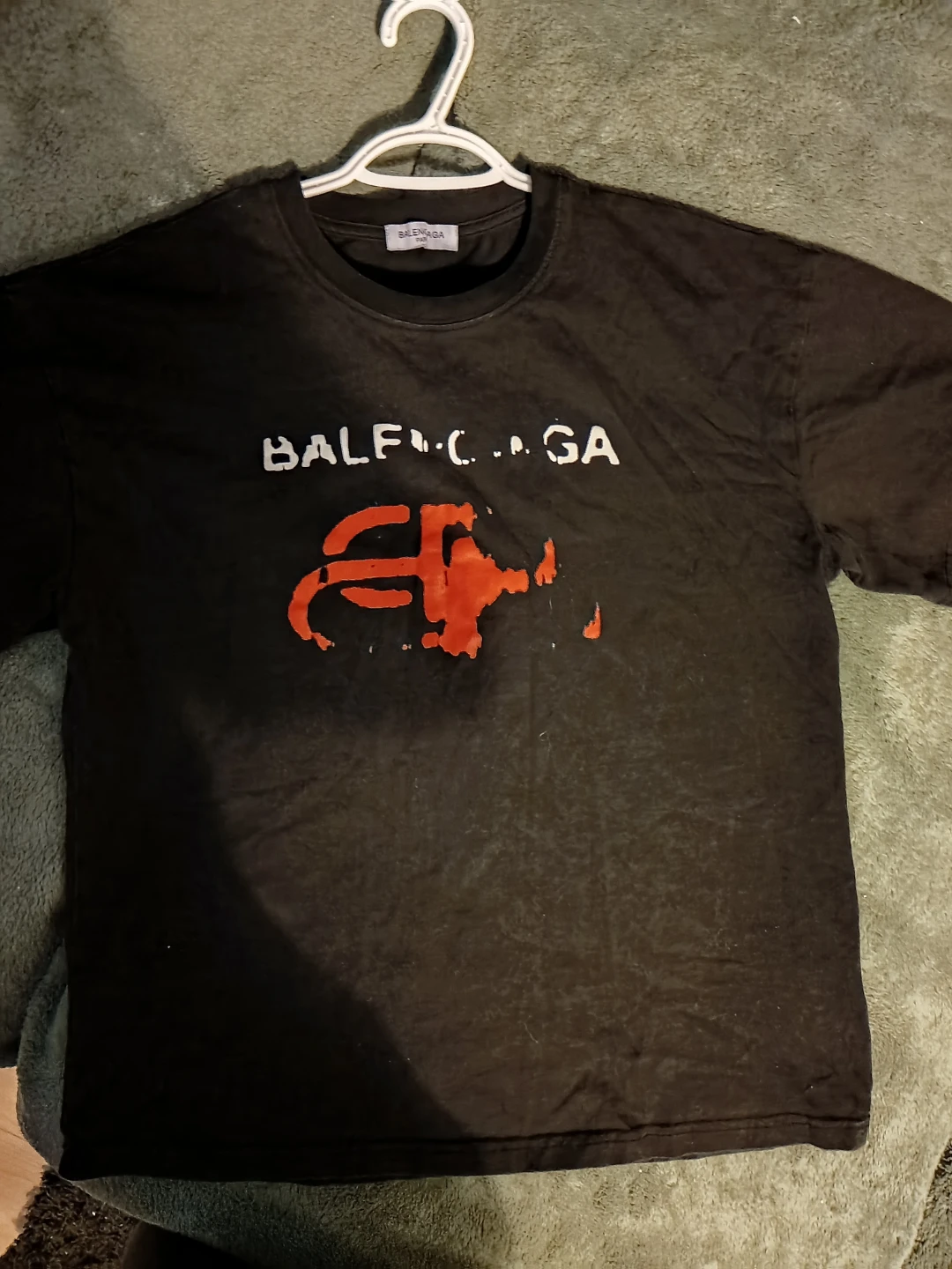 Balenciaga Black Graphic T-Shirt